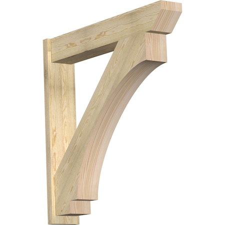 Ekena Millwork Imperial Slat Rough Sawn Outlooker, Douglas Fir, 8"W x 46"D x 46"H OUT08X46X46IMP06RDF